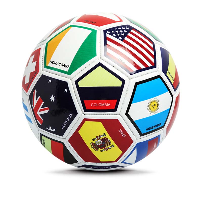 Wholesale Size 3 4 5 Flag Soccer Ball In Bulk